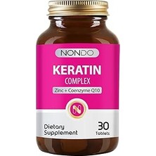 Uravas Store Nondo Keratin Kompleks 30 Tablet (Hydrolize Keratin Biotin At Kuyruğu Isırgan Otu Koenzim Q10)