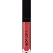 Uravas Store Note Cosmetics Hydramoist Lipgloss 08 Party Mood Nemlendirici Dudak Parlatıcısı, Kırmızı