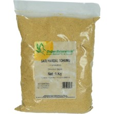 Uravas Store Hardal U Öğütülmüş Doğal Sarı 1000 gr Paket