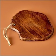 Uravas Store Bella Maison Craft Sunum Tabağı Naturel (33X27X2 Cm)