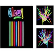 Uravas Store Glow Stick 20CM Fosforlu Kırılan Çubuk (10 Adet)
