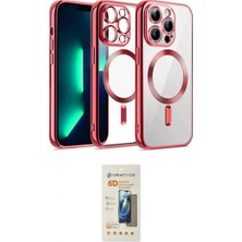 Marsilyan™- iPhone 12 Pro Kılıf Nova Işık Özel Seri - Siyah 6d Mat Seramik Hayalet Nano Ekran Koruyucu
