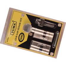 Uravas Store Yuma 68MM Mandallı Çelik Kapı Tuzaklı Barel Seti - Sarı