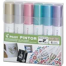 Uravas Store Pıntor--6 Color Set (Metalik