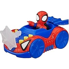 Uravas Store Marvel Spidey And His Amazing Friends Spidey Web Crawler Aksiyon Figürü ve Oyuncak Araba