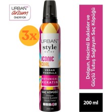 Urban Care Style Guide Iconic Curl Saç Köpüğü 200 ml - 3 Adet