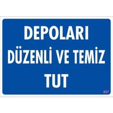 Uravas Store Depolama Uyarı Levhası 25X35 KOD:607
