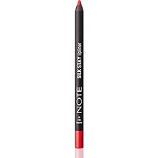 Uravas Store Note Cosmetics Silk Stay Lipliner Suya Dayanıklı Ipeksi Dudak Kalemi - 07 Cherry Silk