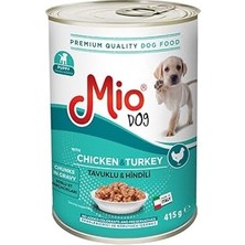 Uravas Store Mio 415 gr Puppy Yaş Mama, Tavuk ve Hindili x 24 Adet
