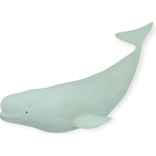 Uravas Store Deniz Hayvanları Serisi - Beyaz Balina 30 cm - 1 Adet