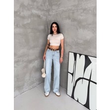 Aida Fashion Kemer Detay Palazzo Jean