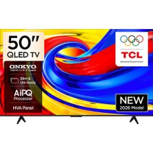 TCL 50P7L  50" 127 Ekran Uydu Alıcılı 4K Ultra HD Google Smart QLED TV