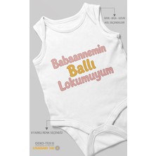Morivo Kids Babaannemin Ballı Lokumuyum Sıfır Kol Bebek Zıbını %100 Pamuk