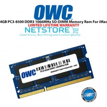 Owc - 4gb Memory Upgrade Modul - PC8500 Ddr3 1066MHZ So-Dımm Erken 2009, Erken 2010 Macbook, MacBook Pro Unibody Modelle, 2009/2010 Mac Mini ve 2009 iMac