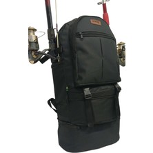 Rowan Çanta Termal Alt Bölmeli, Su Geçirmez Kumaş Kamp Balıkçı ve Seyahat Sırt Çantası 70*34*27 cm
