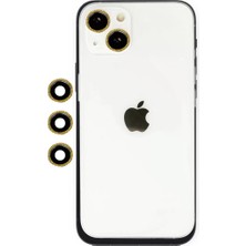 Uravas Store Apple iPhone 14 Shine Kamera Lens - Gold