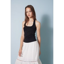 Nisan Triko Pamuklu Halter Top