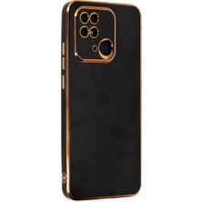Uravas Store Xiaomi Redmi 10C Kılıf Volet Silikon - Siyah