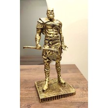 Antioch Art and Design Mitolojik Savaşçı Kratos Biblo Dekoratif Heykel Büyük Boy Tasarım Hediyelik