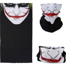 Uravas Store Joker Desenli Çok Amaçlı – Yüz, Boyun ve Bandana Maskesi 5 No