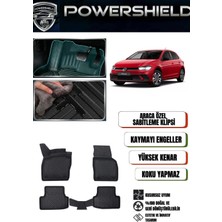 POWERSHIELD  Volkswagen Polo 2023 ve Sonrası Araca Özel Premium 5D Havuzlu Oto Paspas Takımı