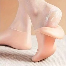 Uravas Store Ekstra Kalın Silikon Jel Ayak Nemlendirici Çorap