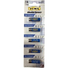 Uravas Store Yuma 27A MN27 V27A V27GA 12 Volt Alkalin Pil 5’li Paket