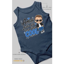 Morivo Kids Amca, Baba Gibi Ama Daha Cool Sıfır Kollu Bebek Zıbını