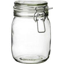 IKEA Kavanoz Hava Geçirmez Kilitli Kapağa Sahiptir Contalı Aroma Koruyucu A Kalite 1 Lt 17X12 cm