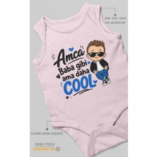 Morivo Kids Amca, Baba Gibi Ama Daha Cool Sıfır Kollu Bebek Zıbını