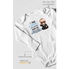 Morivo Kids Dayıya ve Halaya Özel Uzun Kollu Bebek Body %100 Pamuk