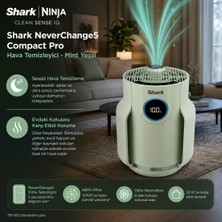 Shark Neverchange5 Compact Pro Hava Temizleyici - Mint Yeşili