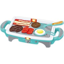 Uravas Store QF2908P-1-QF2908G-1 Işıklı Aksesuarlı Teppanyaki Izgara -Vardem Oyuncak