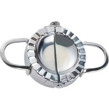 Mudanis Pratik Hamur Kapatma Aparatı - Çiğ Börek, Mantı ve Poğaça Kalıbı (7.5 Cm)