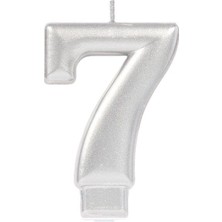 Uravas Store 7 Rakam Mum Gümüş Renk