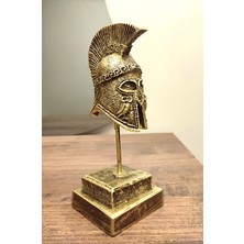 Antioch Art and Design Sparta Miğferi Biblosu Antik Yunan Savaşçı Miğferi Dekoratif Heykel