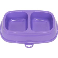 Uravas Store Kedi ve Köpek Mama ve Su Kabı Mor