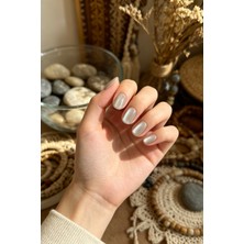 Easy Beauty Small Kedi Gözü Kısa Tırnak 10 Adet Takma Tırnak Seti Kutulu
