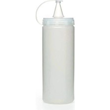 Uravas Store Şeffaf Kapaklı Sızdırmaz Yağlık Sosluk Şişesi Plastik Yağdanlık 400 ml AP-9028