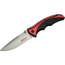 Uravas Store Mtech Handsome 455 Kırmızı Kamp Çakı 21CM - Yarı Otomatik, Kemerlikli