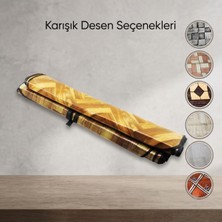 Tbl Dekor Zemin Koruyucu Soba Muşambası - 100X115 cm - Biyeli Kenar