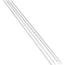 Tbl Dekor Ince Kare Kesim Metal Ciğer ve Domates Şişi - 50 cm