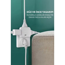 Uravas Store Katlanır Priz  3 Gözlü