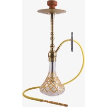 yt shisha klasik  altın kesme şişeli nargile takımı