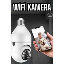 Uravas Store Güvenlik Kamerası Wifi Kamera Duylu Ev Kamerası Wifi Bağlantılı Dönebilen