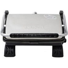 Empressco Yüksek Güçlü Döküm Organik Tost Makinesi Inox Gri Ev Kullanımı