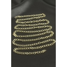 Zenviaa 4 mm Oval Zincir 1 Metre Zenviaaff