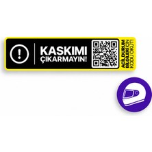MEO Teknoloji Qr Kodlu Kask Acil Durum Bilgileri Etiketi