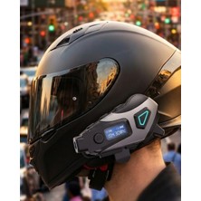 Kask Içi Kablosuz Kulaklık Kamera Fonksiyonlu Ipx8 Su Geçirmez ve LED Ekranlı - SPTROT7002-496
