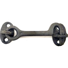 Uravas Store Antika Tarz Dekoratif Pirinç Maymuncuk Çengeli - 8,5cm, Oksit